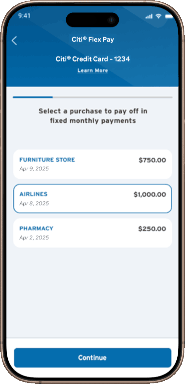 Citi Flex Pay
